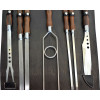 Conjunto de Espeto em Couro 