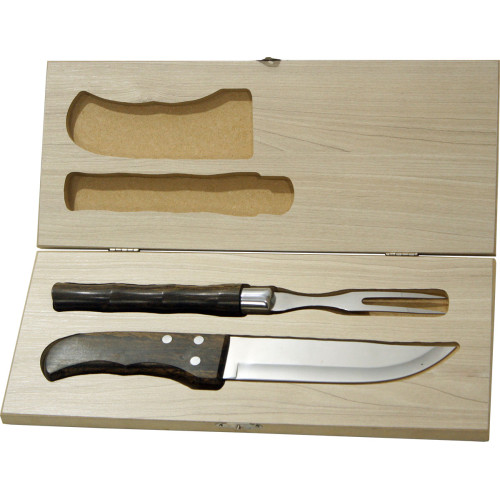 Estojo Faca de Cozinha e Garfo 