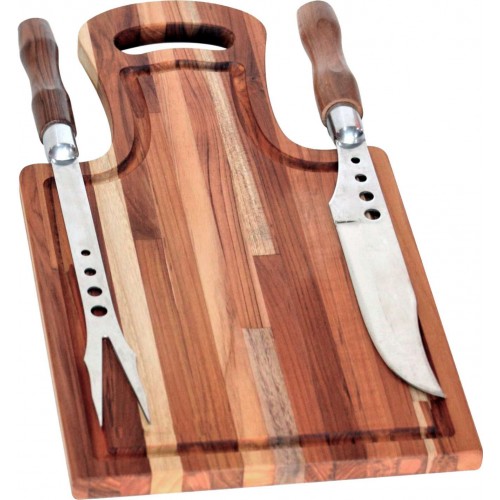 Tábua Trio Garfo e Faca Grelha
